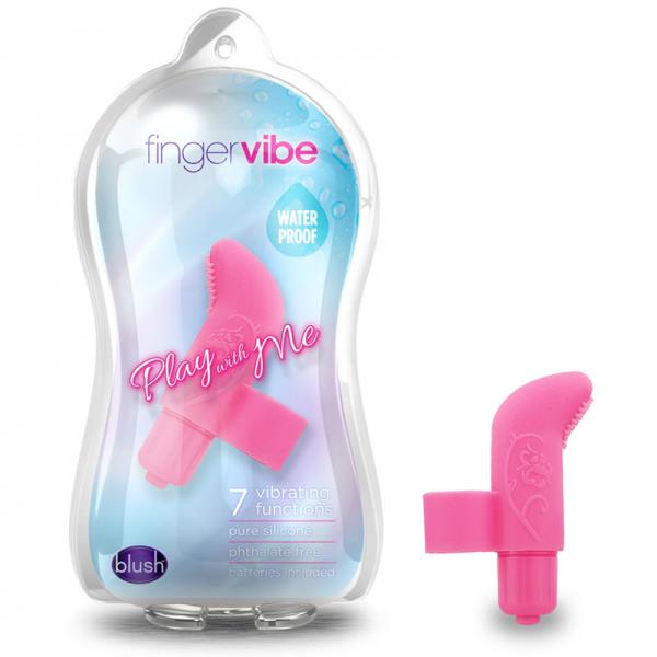 Blush Silicone Finger Vibe (pink) - OmniPleasures