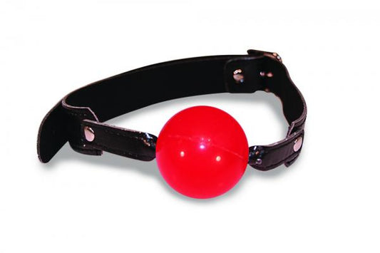 Sex And Mischief Solid Red Ball Gag O/S - OmniPleasures