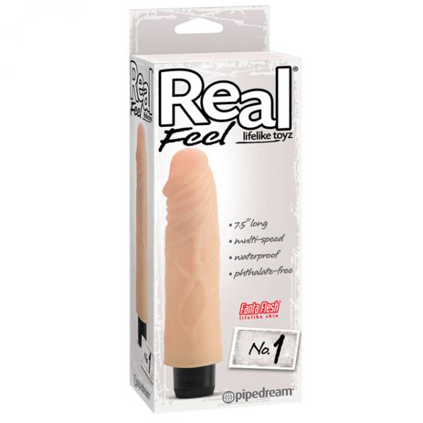 Real Feel Lifelike Toyz No.1 Beige Vibrator - OmniPleasures