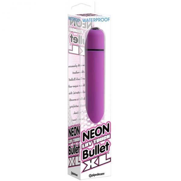 Neon Luv Touch Bullet XL Purple Vibrator - OmniPleasures