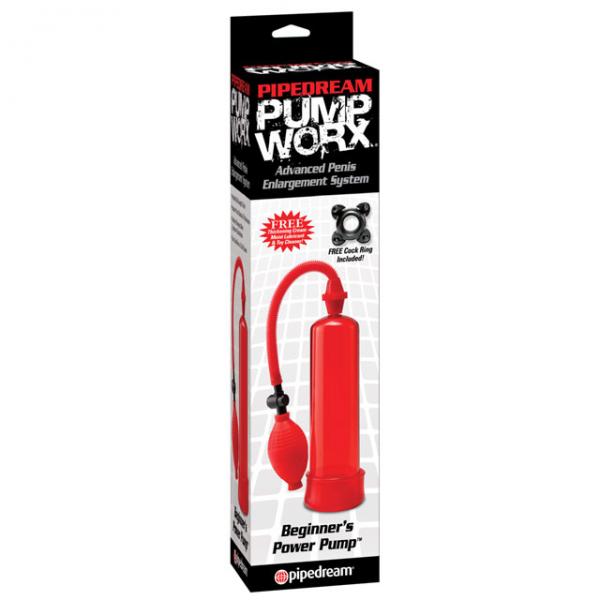 Pump Worx Beginners Power Pump Red - OmniPleasures