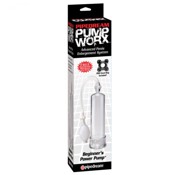 Pump Worx Beginners Power Pump Clear - OmniPleasures