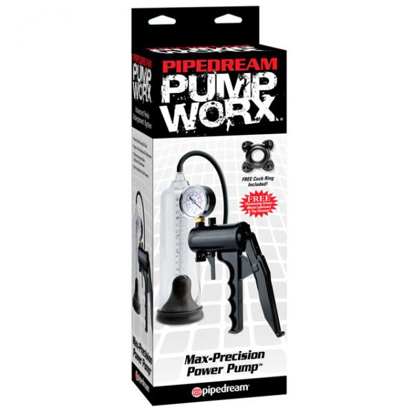 Pump Worx Max Precision Power Pump Black - OmniPleasures