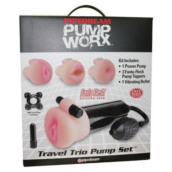 Pump Worx Travel Trio Pump Set - OmniPleasures