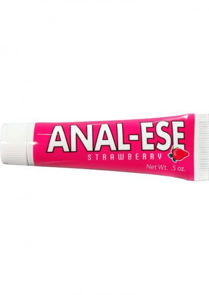 Anal Ese Flavored Lubricant Strawberry .5oz - OmniPleasures