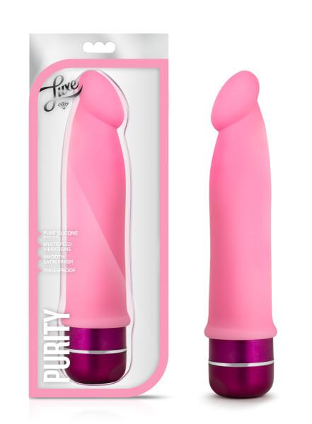 Purity Silicone Vibrator Pink - OmniPleasures