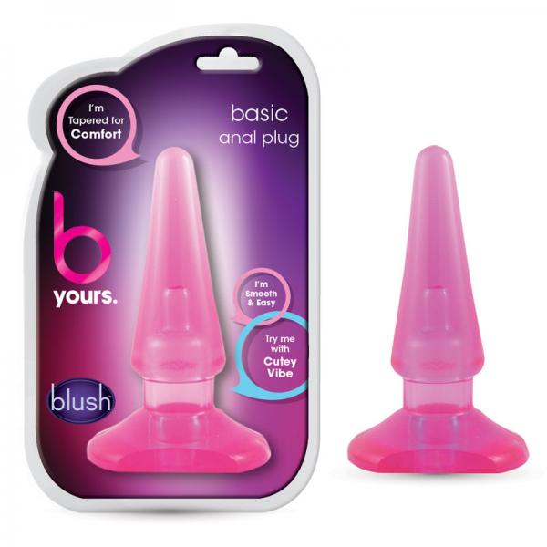 Blush Sassy Anal Plug (pink) - OmniPleasures