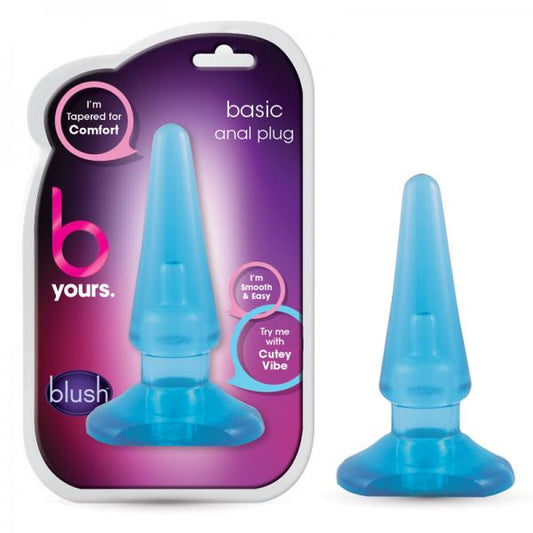 Blush Sassy Anal Plug (blue) - OmniPleasures