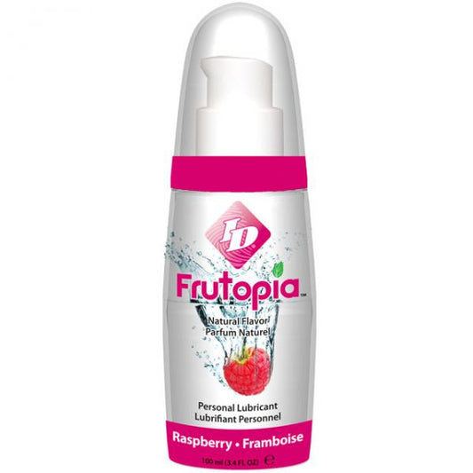 Id Frutopia Raspberry Flavored Lubricant 3.4 Fl Oz - OmniPleasures