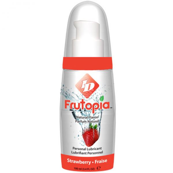 Id Frutopia Strawberry Flavored Lubricant 3.4 Fl Oz - OmniPleasures