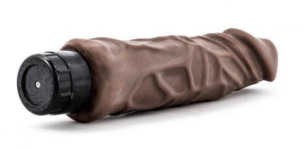 X5 Realistic Hard On 9 inches Vibrating Dildo - Brown - OmniPleasures