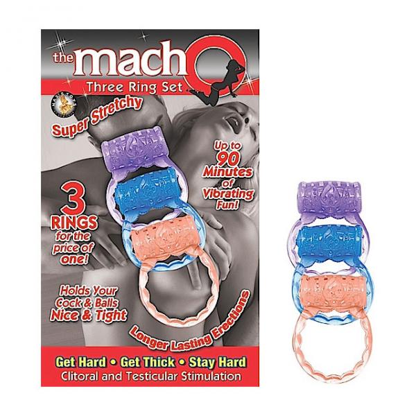 Macho Three Ring Set (assorted) - OmniPleasures