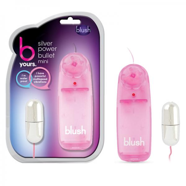 Silver Bullet Mini Vibrator Pink Power Control - OmniPleasures