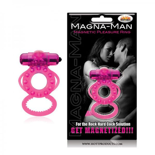 Magna Man Magnetic Ring Magenta - OmniPleasures