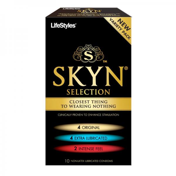 Lifestyles Skyn Selection Non Latex Condoms 10 Pack - OmniPleasures