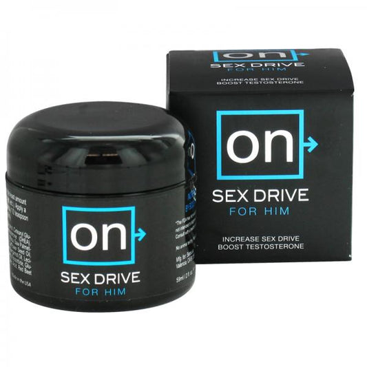 On Sex Drive For Him Testosterone Booster 2 Fl Oz - OmniPleasures