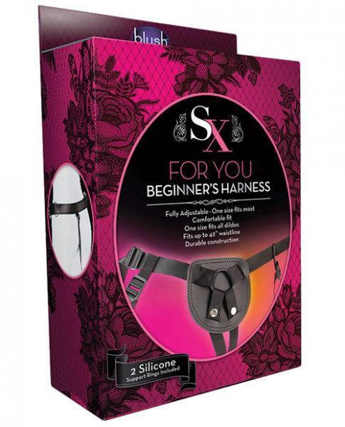 SX For You Beginners Harness Black - OmniPleasures