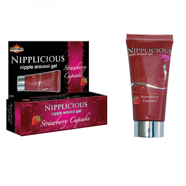 Nipplicious Strawberry 1oz Tube - OmniPleasures