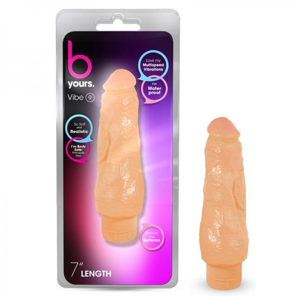 B Yours Cock Vibe #9 Beige Vibrator - OmniPleasures