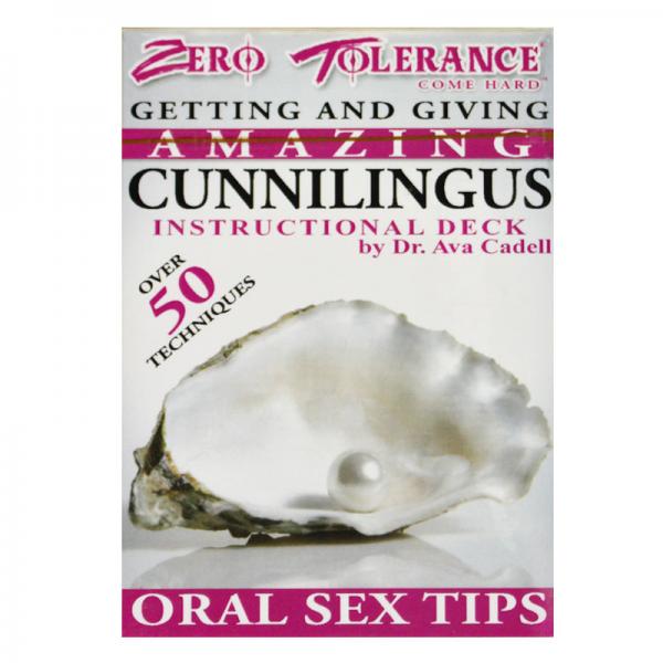 Zero Tolerance Getting & Giving Cunnilingus Cards - OmniPleasures