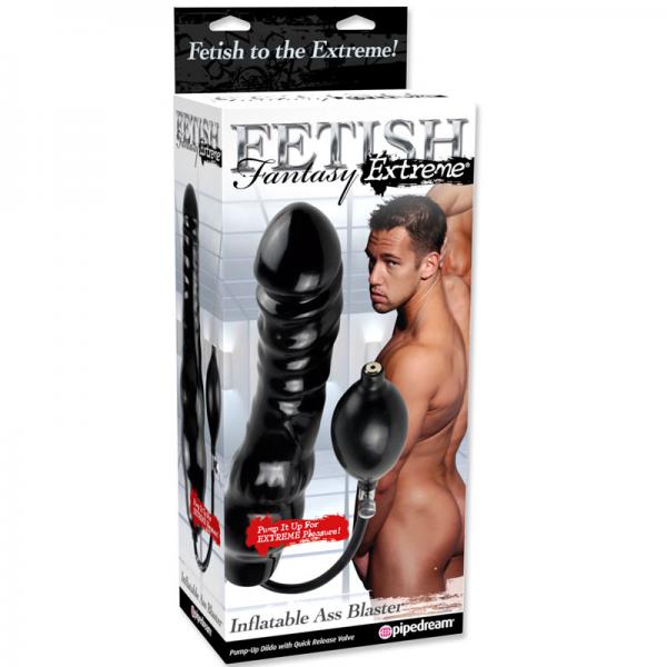 Fetish Fantasy Extreme Inflatable Ass Blaster Black - OmniPleasures