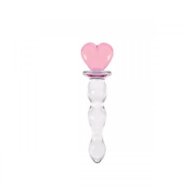 Crystal Heart Of Glass Wand and Vase - Pink - OmniPleasures