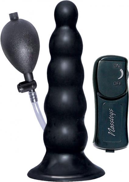 Ram Inflatable Vibrating Anal Expander Black - OmniPleasures