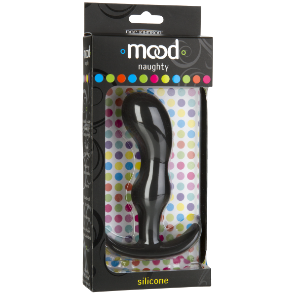 Mood Naughty 2 Large Black Silicone Butt Plug - OmniPleasures