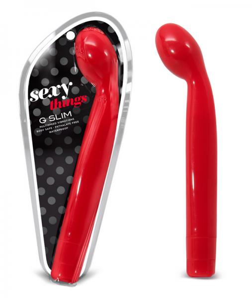 Sexy Things G Slim Scarlet Red G-Spot Vibrator - OmniPleasures