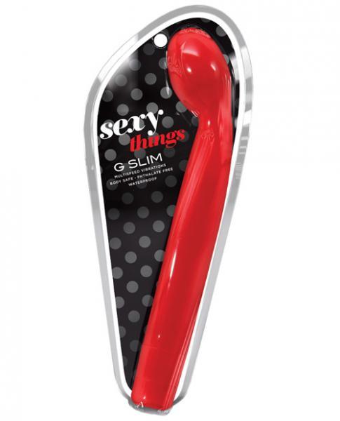 Sexy Things G Slim Scarlet Red G-Spot Vibrator - OmniPleasures