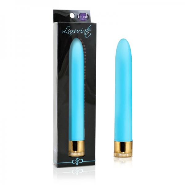 Blush Luxuriate Vibrator Blue - OmniPleasures