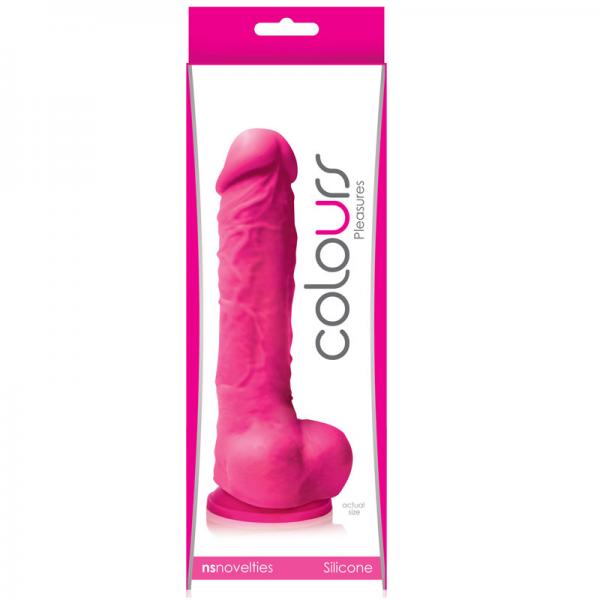 Colours Pleasures Silicone Dong Pink 5 Inches - OmniPleasures