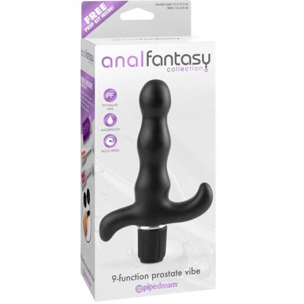 Anal Fantasy Prostate Vibe 9 Function Black - OmniPleasures