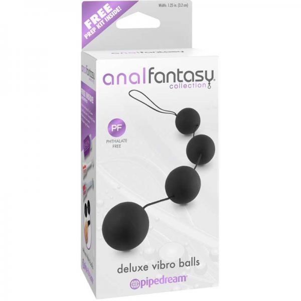 Anal Fantasy Deluxe Vibro Balls Black - OmniPleasures