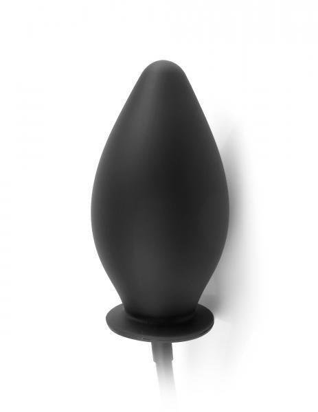 Anal Fantasy Inflatable Silicone Plug Black - OmniPleasures