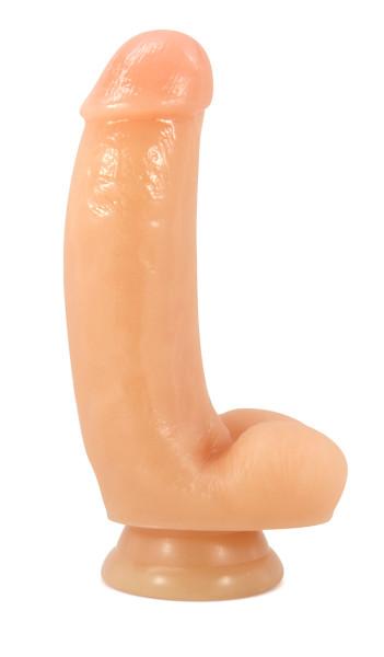 The Pizza Boy Dildo with Suction Cup Beige - OmniPleasures