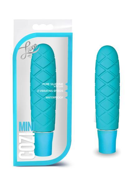 Cozi Mini 10 Function Mini Vibe Aqua Blue - OmniPleasures