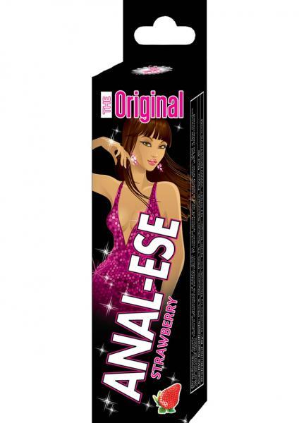 Anal-Ese Flavored Desensitizing Anal Gel Strawberry .5oz - OmniPleasures