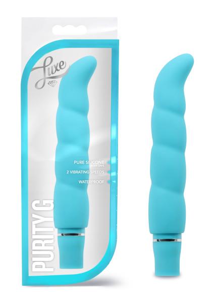 Purity G Silicone Vibe Aqua Blue - OmniPleasures