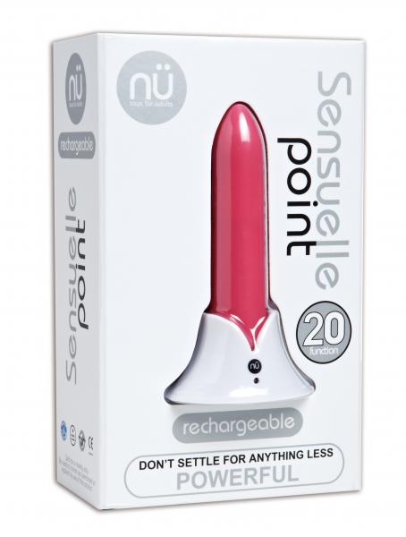 Sensuelle Point 20 Function Waterproof Bullet - Pink - OmniPleasures