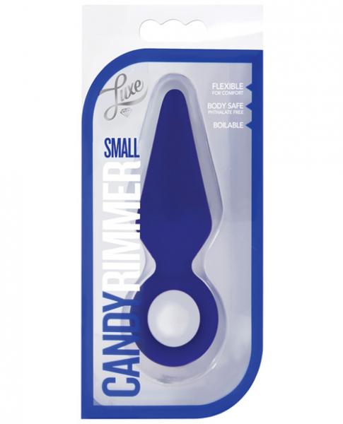 Candy Rimmer Small Butt Plug Blue - OmniPleasures