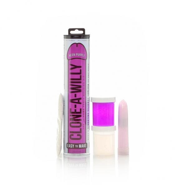 Clone A Willy Kit Vibrating Neon Purple - OmniPleasures