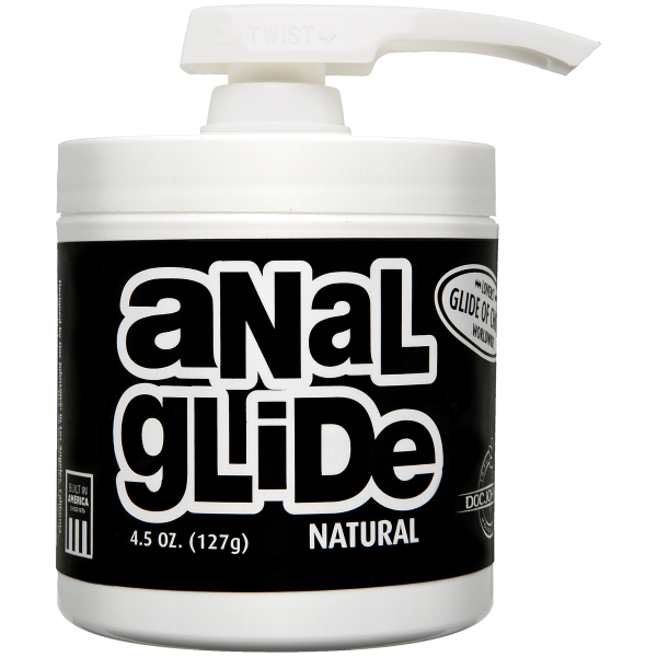 Anal Glide Natural Lubricant 4.5oz Pump - OmniPleasures