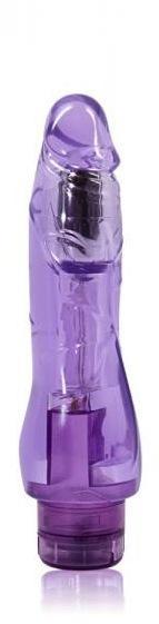 Fantasy Vibe 8.5 inches Vibrating Dildo Purple - OmniPleasures