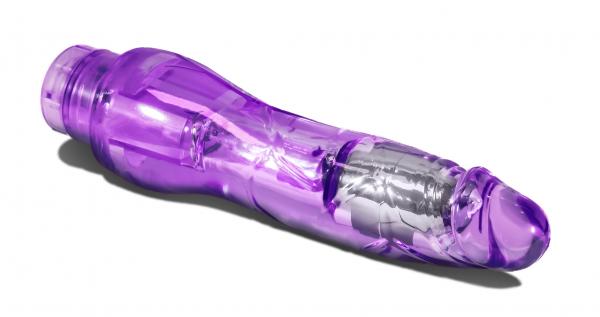 Fantasy Vibe 8.5 inches Vibrating Dildo Purple - OmniPleasures