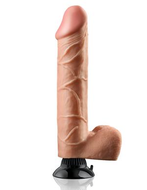 Real Feel Deluxe No 12 12 inches Beige Dildo - OmniPleasures