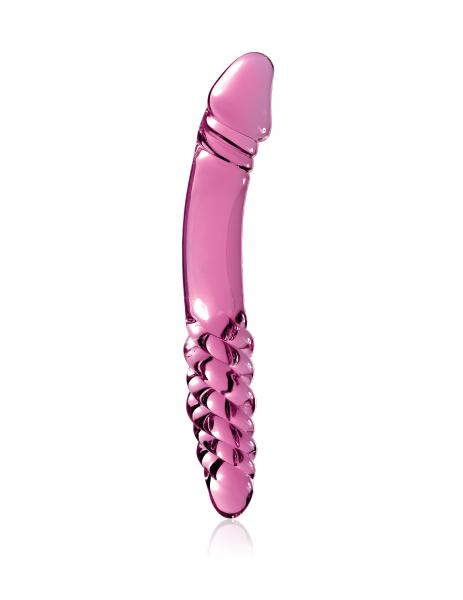 Icicles No 57 Glass Double Dildo Pink - OmniPleasures