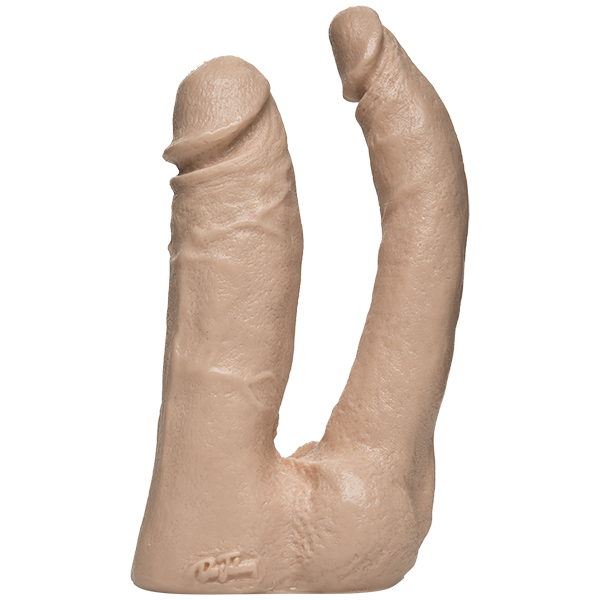 The Naturals Double Penetrator Beige Dildo - OmniPleasures