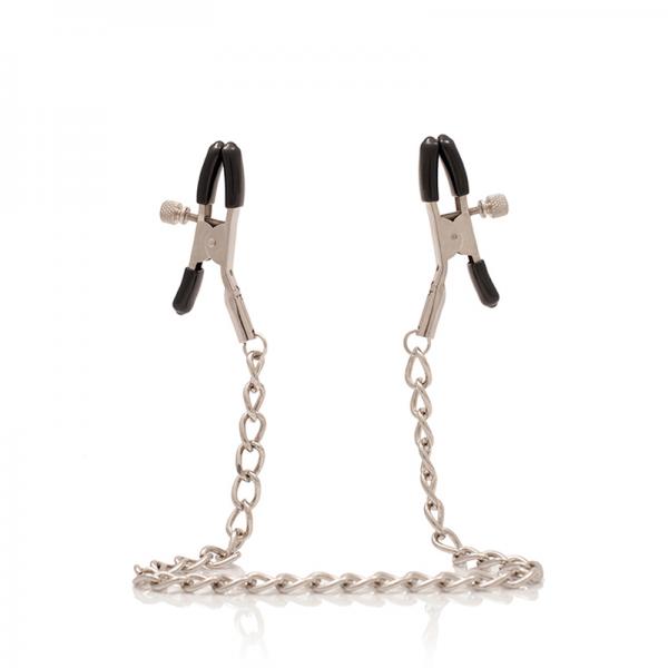 Adjustable Nipple Clamps On 14 Inches Chain - OmniPleasures