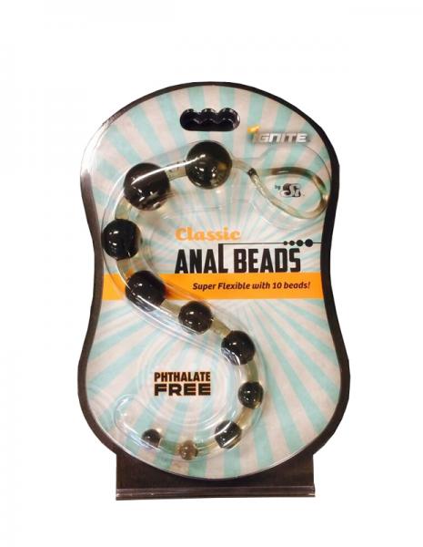 Si Classic Anal Beads (black) - OmniPleasures